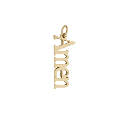 Amen charm on transparent background