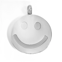 Silver Smiley Face