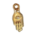Hamsa charm on transparent background