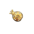 Ladybug charm on transparent background