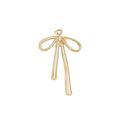 Long Bow charm on transparent background